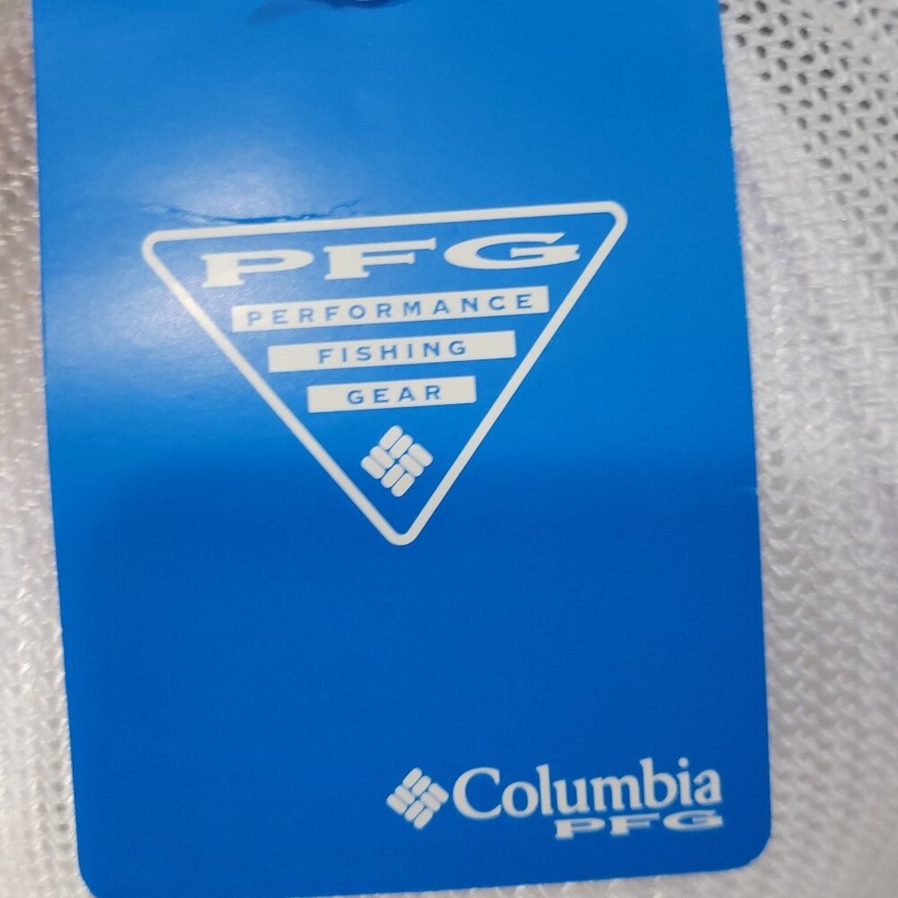 Columbia PFG Hooks Fitted Hat Size L/XL Mesh Back Stretch FlexFit Cap High Crown - Picture 10 of 14